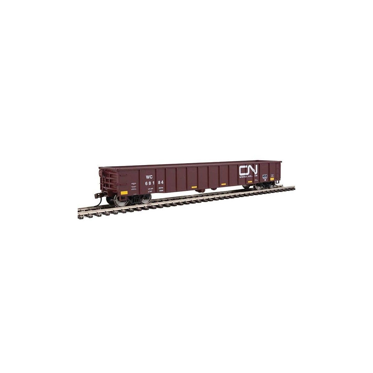 Gondola - Ready to Run -- Canadian National (Wisconsin Central Reporting Marks), HO, WalthersTrainline 1860