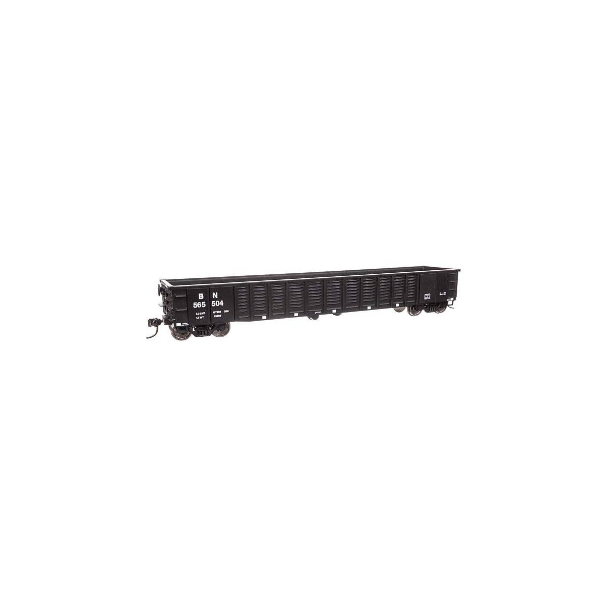 53′ Corrugated-Side Gondola - Ready To Run -- Burlington Northern 565504, HO, WalthersMainline 6076