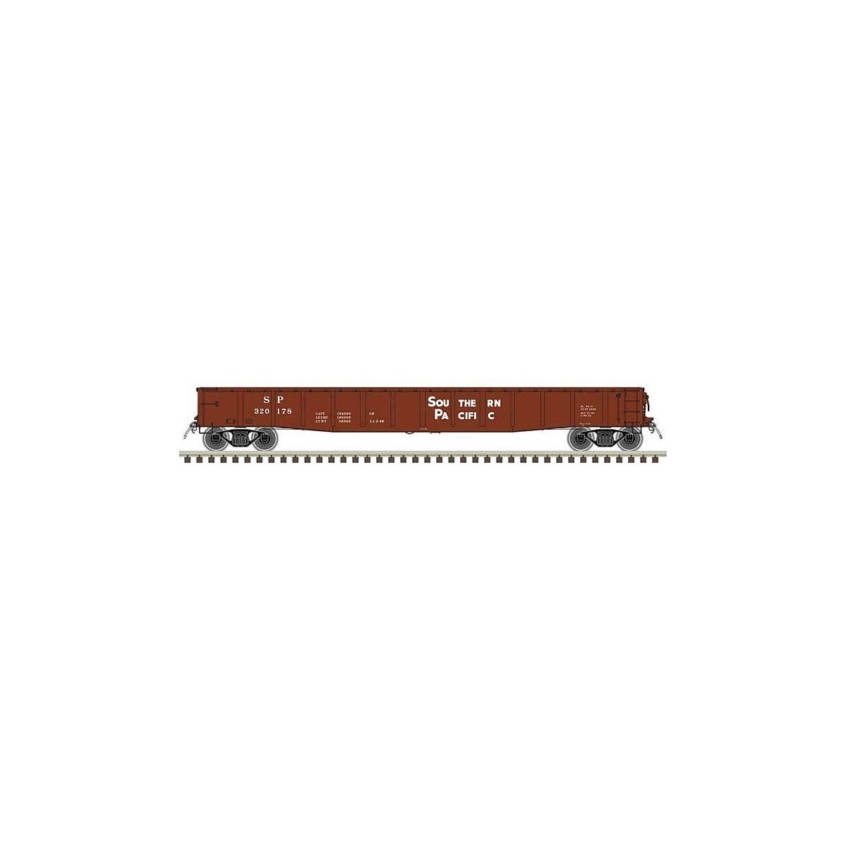 ACF 70-Ton 52′ Gondola - Ready to Run - Master(R) -- Southern Pacific 320178 (1966+, , N, Atlas Model Railroad Co. 50006417