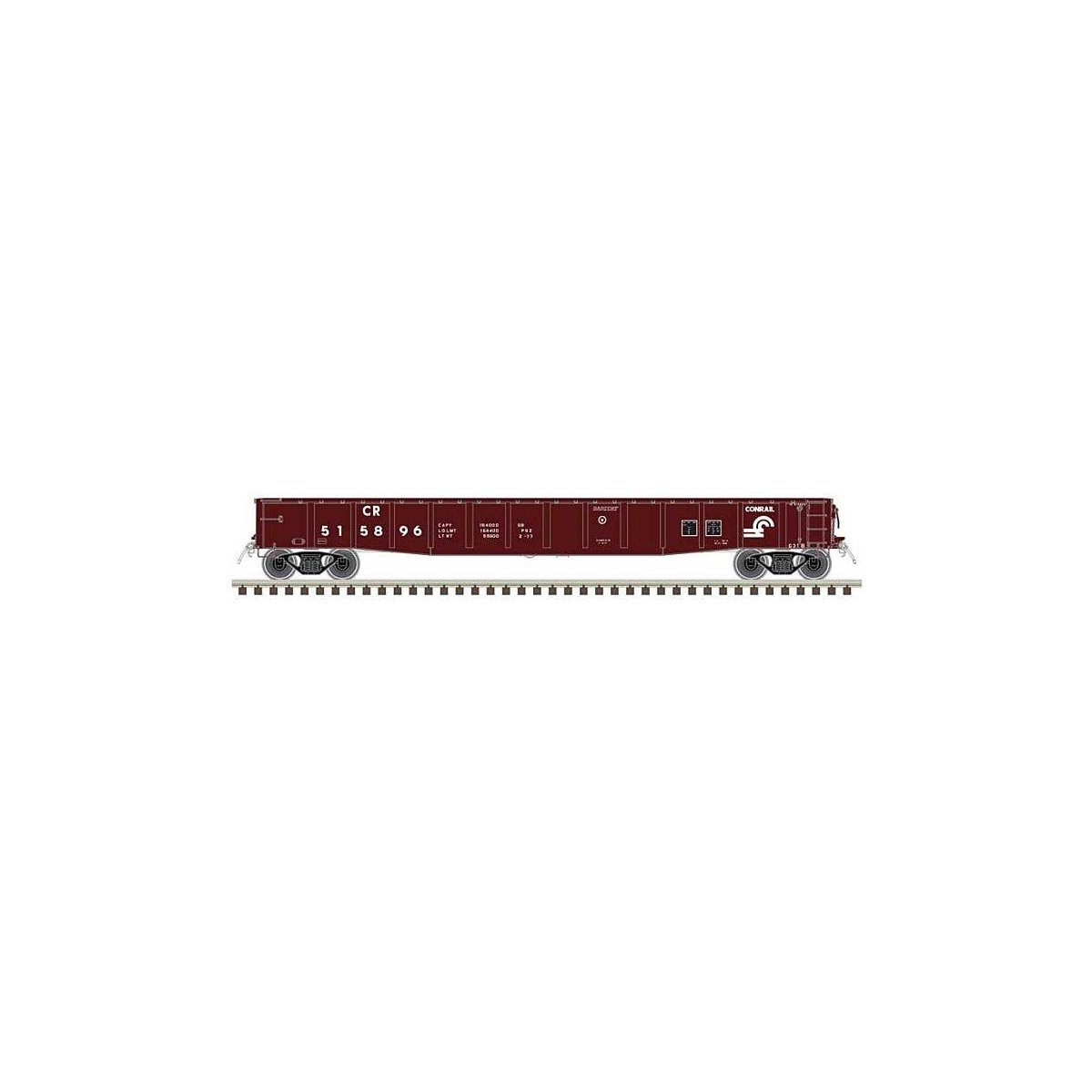 ACF 70-Ton 52′ Gondola - Ready to Run - Master(R) -- Conrail 516718 (Boxcar Red, whit, N, Atlas Model Railroad Co. 50006407