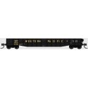 52`6` 15-Panel Mill Gondola - Heavily Dented Sides - Ready to Run -- Western Pacific 6797 (black, y, N, Bluford Shops 52178