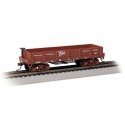 Old-Time Wood Gondola - Ready to Run -- Delaware & Hudson 13161 (Boxcar Red), HO, Bachmann Industries 15405