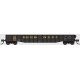52`6` 15-Panel Mill Gondola - Medium Dented Sides - Ready to Run -- Western Pacific 6763 (black, ye, N, Bluford Shops 52175