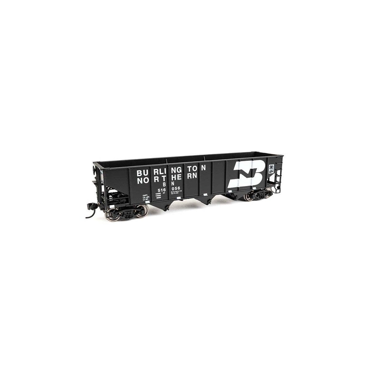 70-Ton AAR 3-Bay Open Hopper - Ready to Run -- Burlington Northern 516056, HO, WalthersMainline 56705