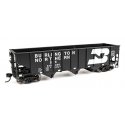 70-Ton AAR 3-Bay Open Hopper - Ready to Run -- Burlington Northern 516056, HO, WalthersMainline 56705