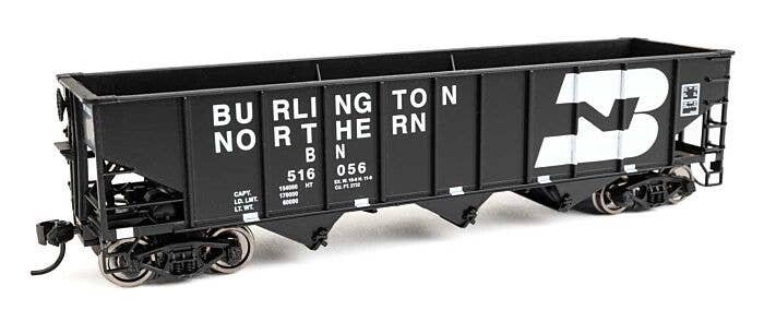 70-Ton AAR 3-Bay Open Hopper - Ready to Run -- Burlington Northern 516056, HO, WalthersMainline 56705