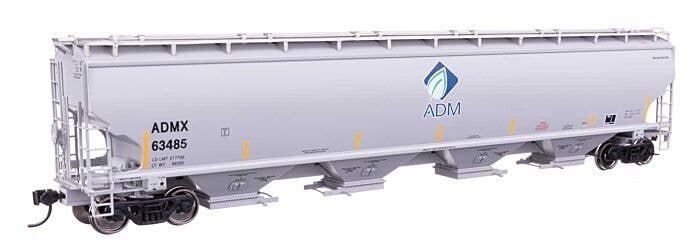 67′ Trinity 6351 4-Bay Covered Hopper - Ready to Run -- Archer-Daniels-Midland 63485, HO, WalthersProto 110307