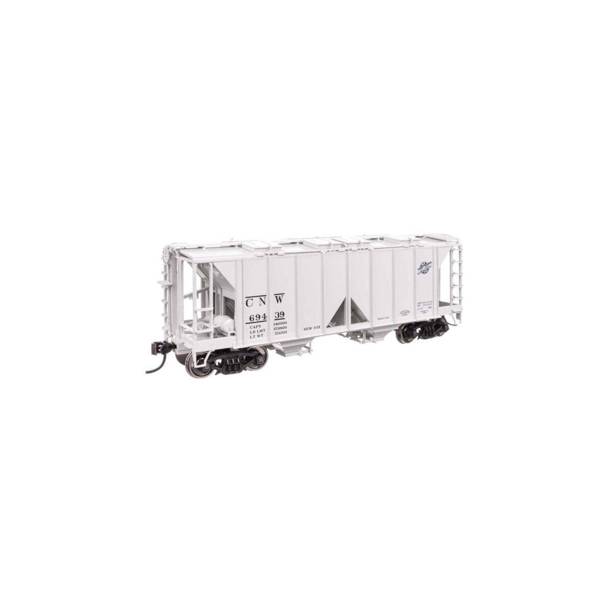 ACF 1958 Cu Ft Covered Hopper - Ready to Run -- Chicago & North Western(TM) 69439, HO, WalthersMainline 49708