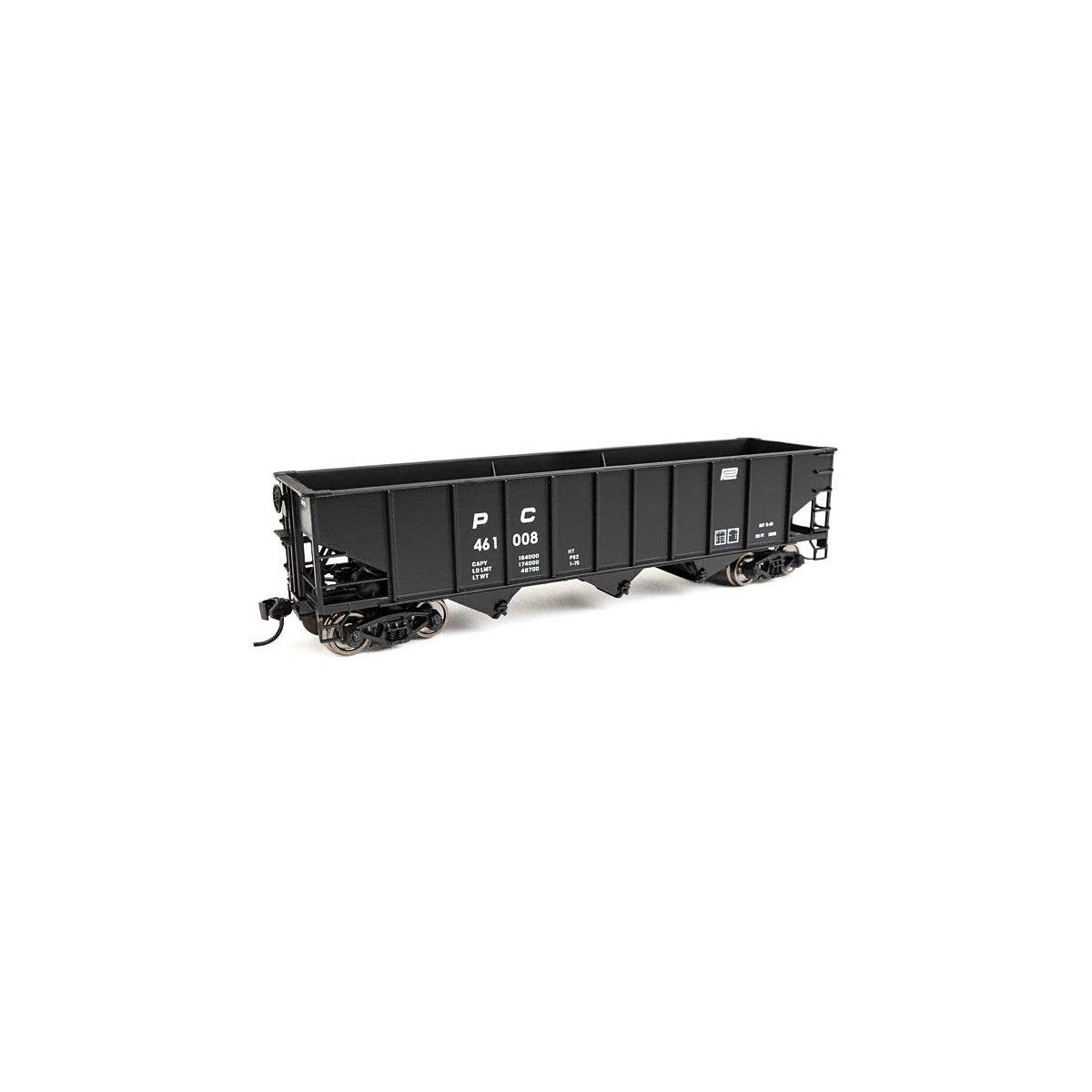 70-Ton AAR 3-Bay Open Hopper - Ready to Run -- Penn Central 461008, HO, WalthersMainline 56721