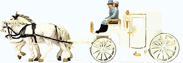 Closed Wedding Coach, HO, Preiser Kg 30495