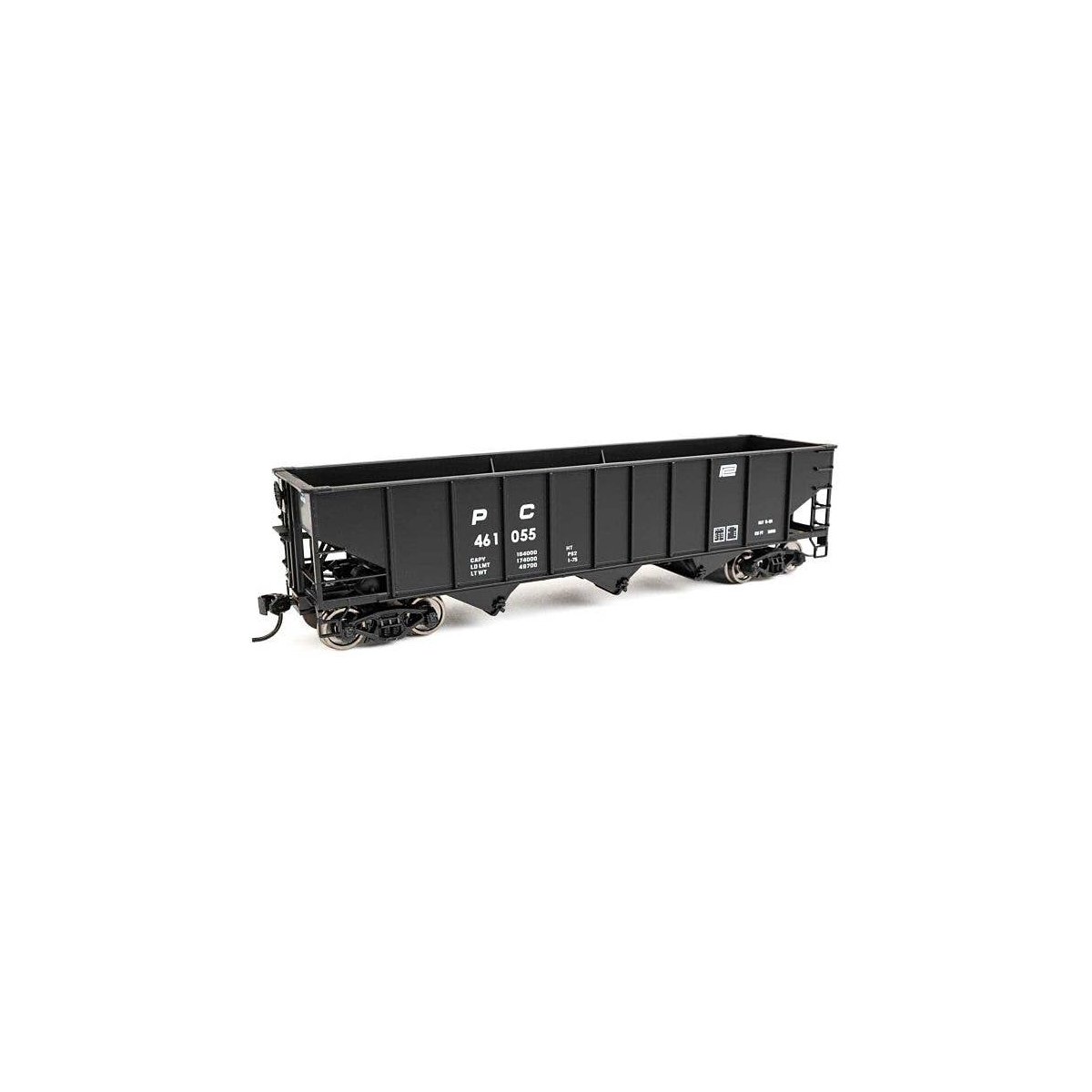 70-Ton AAR 3-Bay Open Hopper - Ready to Run -- Penn Central 461055, HO, WalthersMainline 56722