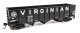 70-Ton AAR 3-Bay Open Hopper - Ready to Run -- Virginian 4737, HO, WalthersMainline 56731