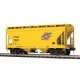 2-Bay Centerflow Covered Hopper 3-Pack - 3-Rail - Premier -- Chicago & North Western (1 Each: yellow, g, O, Atlas O 3001893