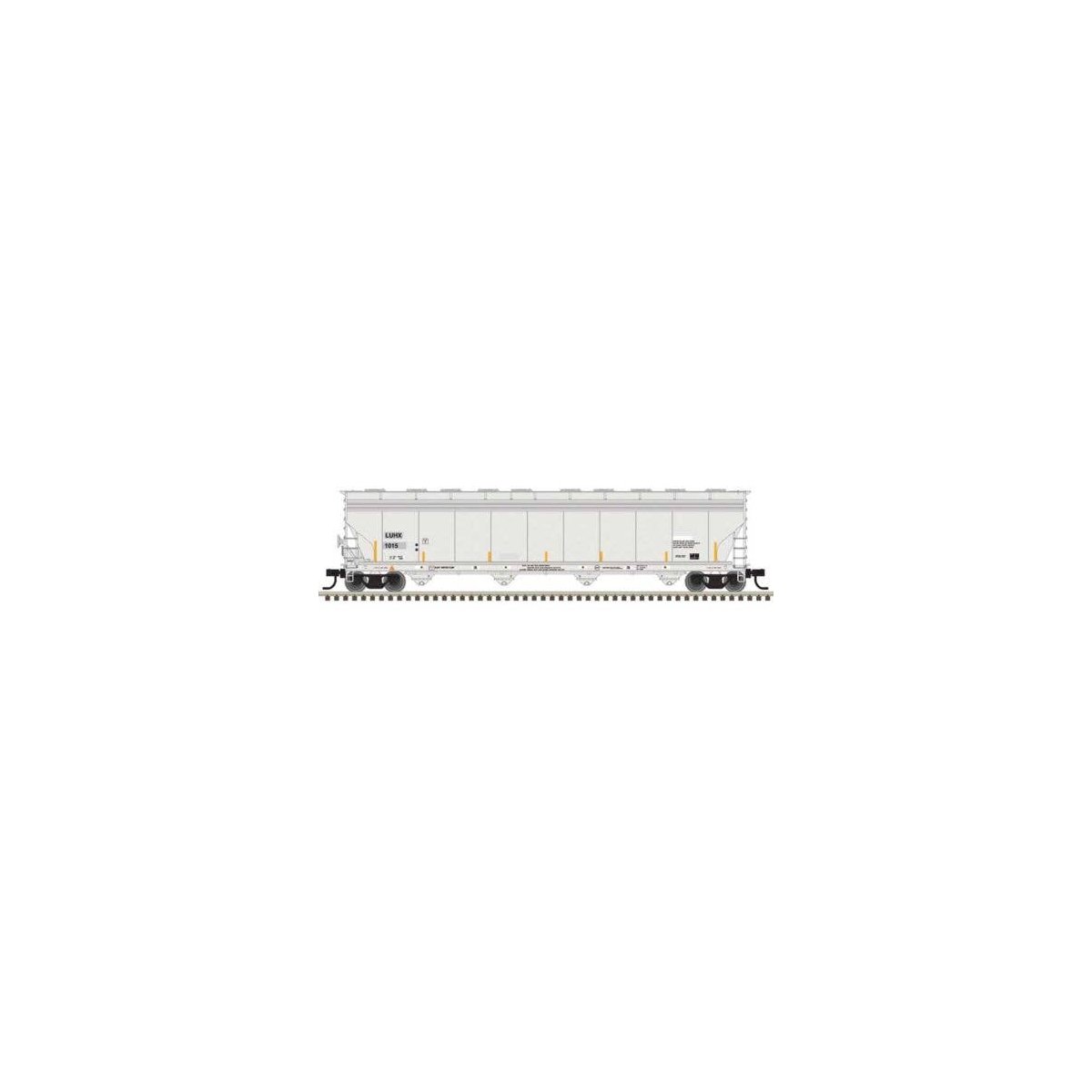 ACF 5800 4-Bay Covered Hopper - Ready to Run - Master(R) -- Luhu Logistics LUHX 1015, HO, Atlas Model Railroad Co. 20007678