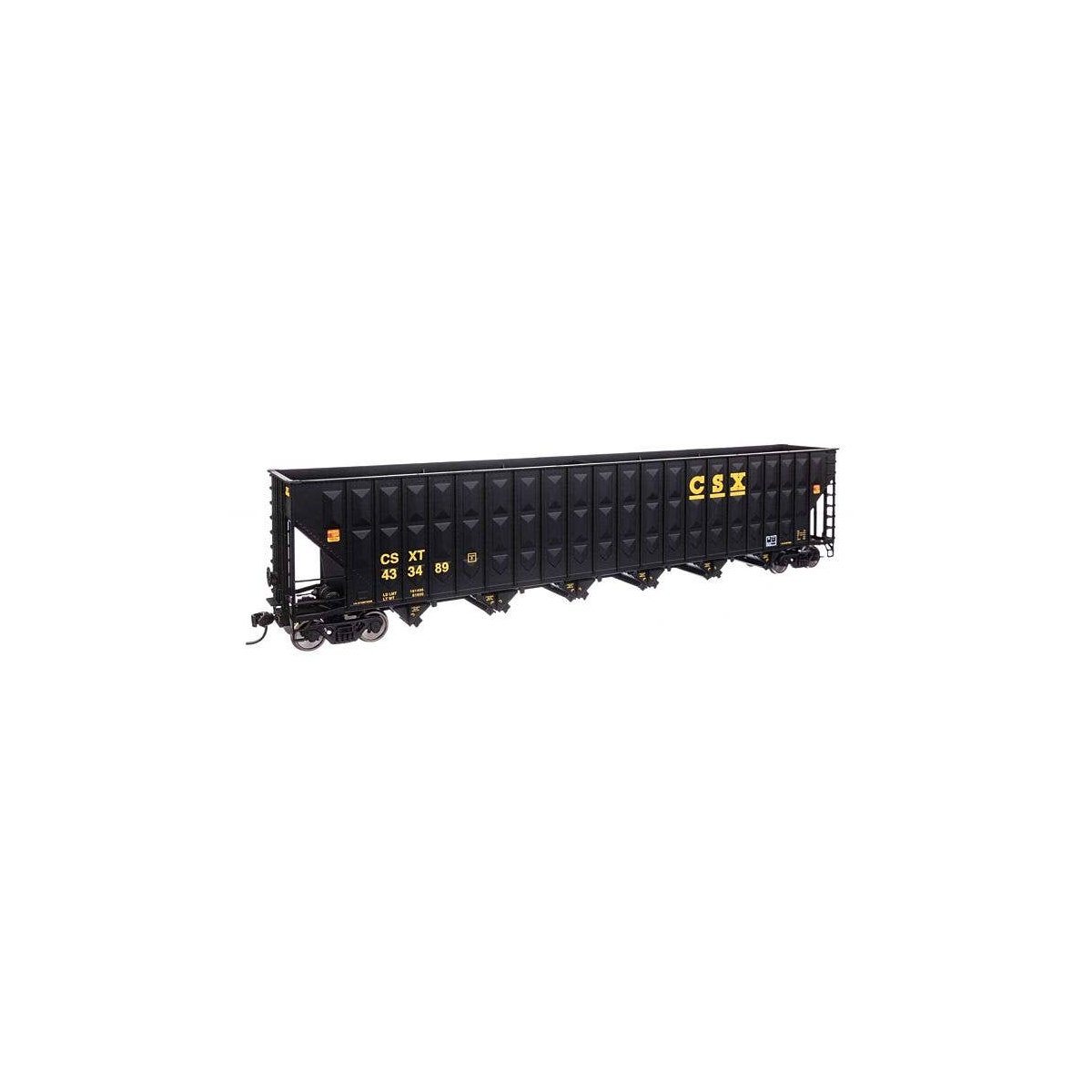73′ Greenville 7,000 Cubic Foot Wood Chip Hopper - Ready to Run -- CSX 433489, HO, WalthersMainline 56345