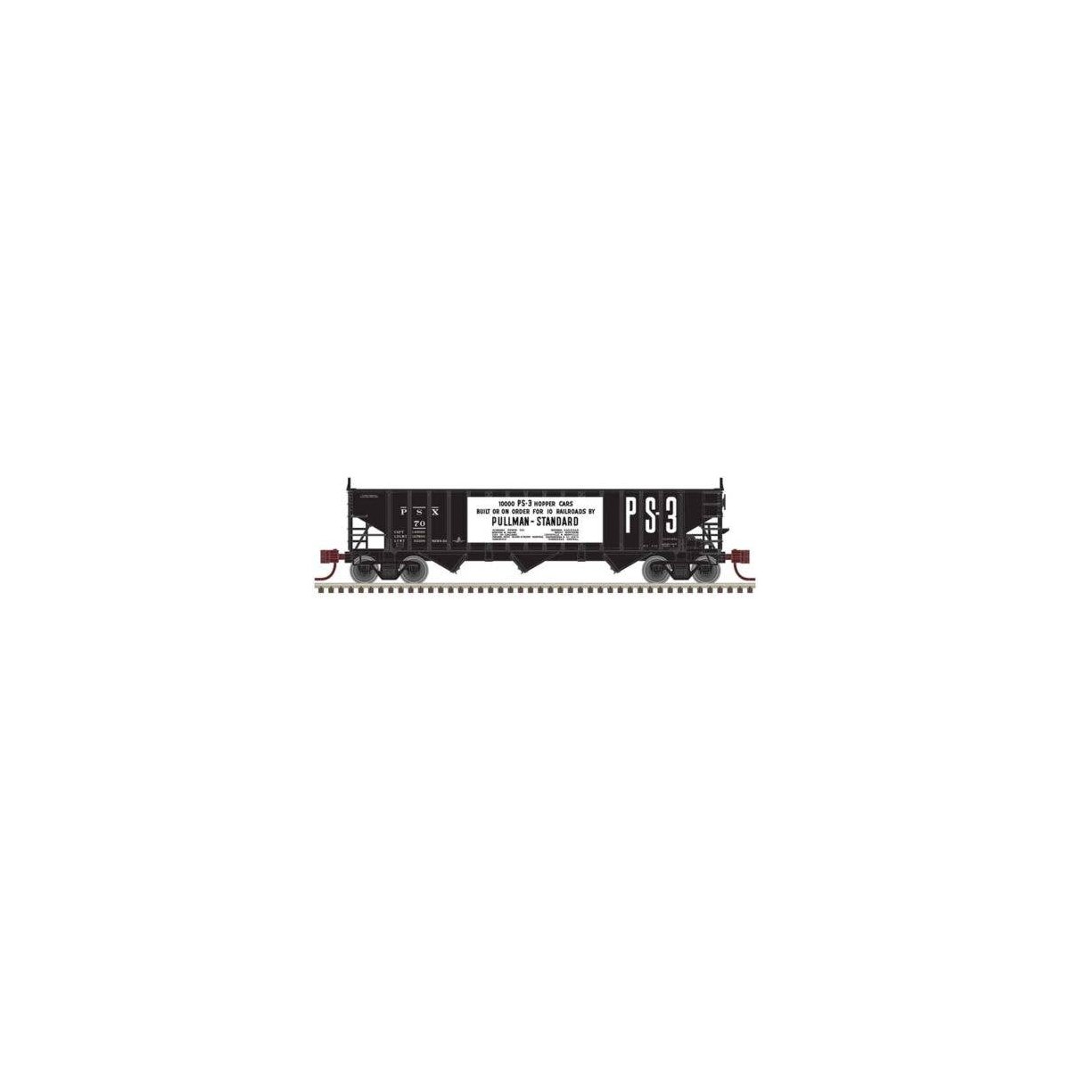Pullman-Standard PS-2750 3-Bay Hopper - Ready to Run - Master(R) -- Pullman - Standar, N, Atlas Model Railroad Co. 50007015
