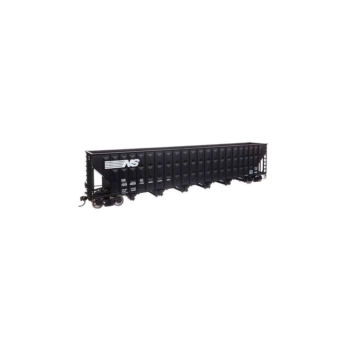 73′ Greenville 7,000 Cubic Foot Wood Chip Hopper - Ready to Run -- Norfolk Southern 199459, HO, WalthersMainline 56358
