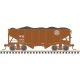 55-Ton Fishbelly Hopper with Load - Ready to Run -- Western Maryland 10826 (Boxcar Re, N, Atlas Model Railroad Co. 50007225