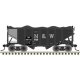 55-Ton Fishbelly Hopper with Load - Ready to Run -- Norfolk & Western 80725 (MOW, bla, N, Atlas Model Railroad Co. 50007228