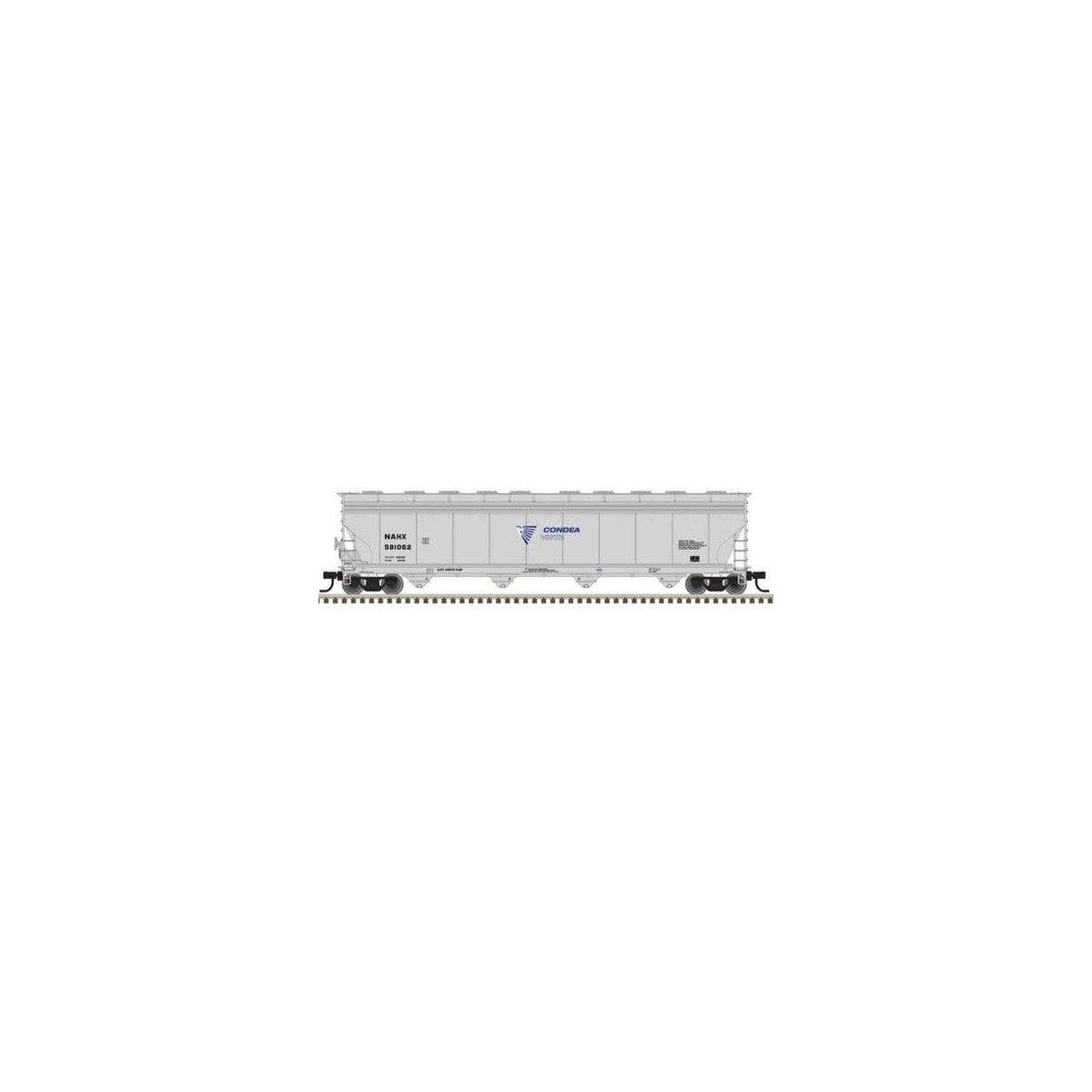 ACF 5800 4-Bay Covered Hopper - Ready to Run - Master(R) -- Condea Vista Plastics NAH, N, Atlas Model Railroad Co. 50006987