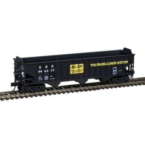 Pullman-Standard PS-2750 3-Bay Hopper - Ready to Run - Master(R) -- Seaboard System 9, N, Atlas Model Railroad Co. 50007010