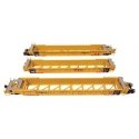 NSC Articulated 3-Unit 53′ Well Car - Ready-to-Run -- TTX 786947, HO, WalthersMainline 55832