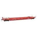 Gunderson Rebuilt All-Purpose 40′ Well Car - Ready-To-Run -- Northwestern Oklahoma Railroad (red), HO, WalthersProto 109134