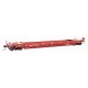 Gunderson Rebuilt All-Purpose 40′ Well Car - Ready-To-Run -- Northwestern Oklahoma Railroad (red), HO, WalthersProto 109134