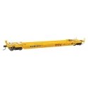 Gunderson Rebuilt All-Purpose 40′ Well Car - Ready-To-Run -- DTTX (New Logo w/Railbox Logo) 45713, HO, WalthersProto 109146