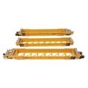 NSC Articulated 3-Unit 53′ Well Car - Ready-to-Run -- TTX 786993, HO, WalthersMainline 55830
