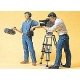 People Working 1/24 Scale -- Film Crew, 1/24, Preiser Kg 57104