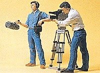 People Working 1/24 Scale -- Film Crew, 1/24, Preiser Kg 57104
