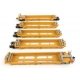 Thrall 5-Unit Rebuilt 40′ Well Car - Ready to Run -- BNSF Santa Fe Leasing SFLC 1034, HO, WalthersMainline 55677