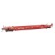 Gunderson Rebuilt All-Purpose 40′ Well Car - Ready-To-Run -- Northwestern Oklahoma Railroad (red), HO, WalthersProto 109136