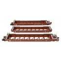 NSC Articulated 3-Unit 53′ Well Car - Ready-to-Run -- Canadian National GTW 676008, HO, WalthersMainline 55820
