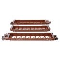 NSC Articulated 3-Unit 53′ Well Car - Ready-to-Run -- Canadian National GTW 676037, HO, WalthersMainline 55821