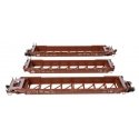 NSC Articulated 3-Unit 53′ Well Car - Ready-to-Run -- Canadian National GTW 676104, HO, WalthersMainline 55822
