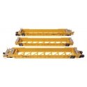 NSC Articulated 3-Unit 53′ Well Car - Ready-to-Run -- TTX 785786, HO, WalthersMainline 55827