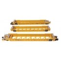 NSC Articulated 3-Unit 53′ Well Car - Ready-to-Run -- TTX 785815, HO, WalthersMainline 55828