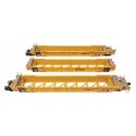 NSC Articulated 3-Unit 53′ Well Car - Ready-to-Run -- TTX 786996, HO, WalthersMainline 55833