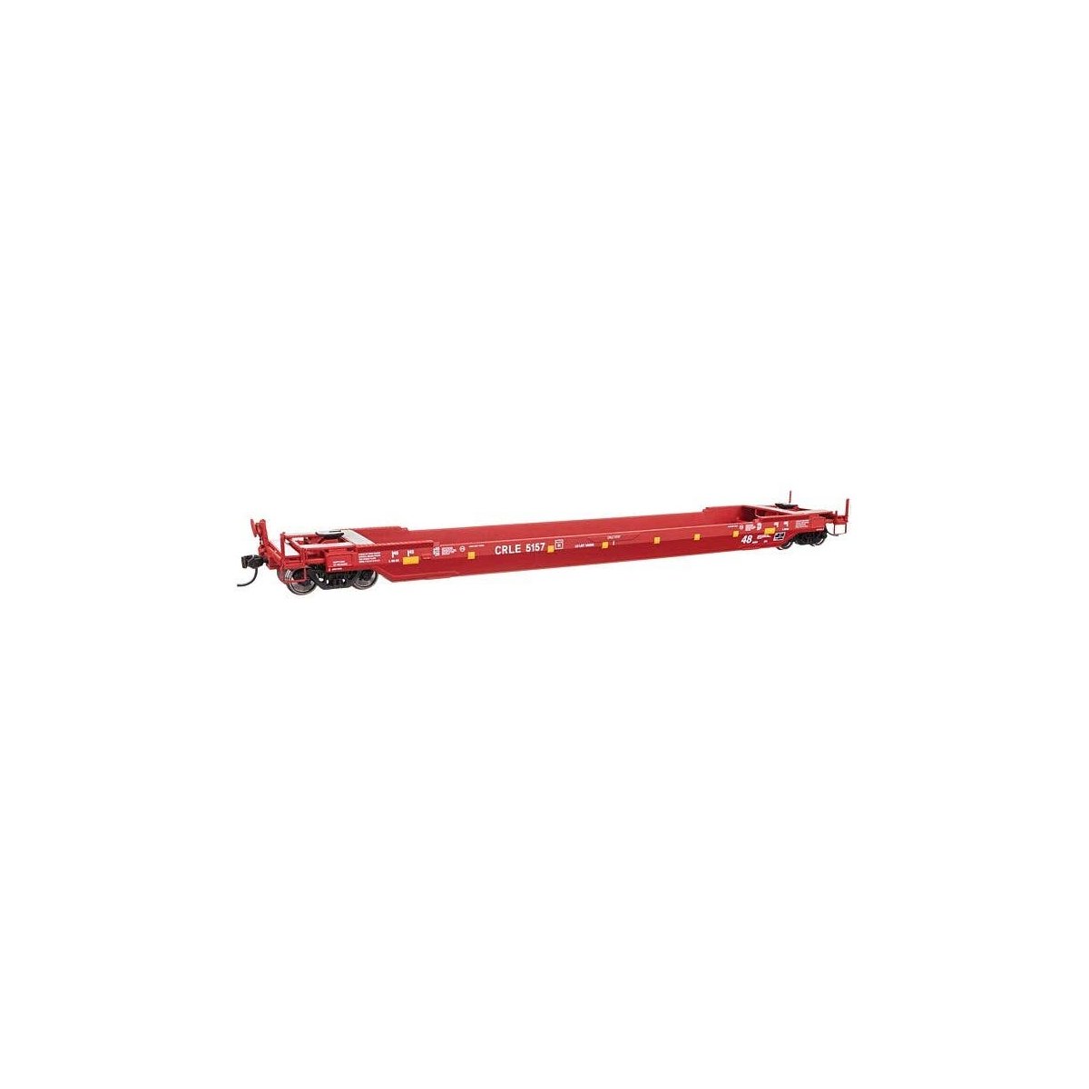 Gunderson As-Built All-Purpose 48′ Well Car - Ready to Run -- CRLE 5157, HO, WalthersProto 109219