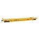 Gunderson Rebuilt All-Purpose 40′ Well Car - Ready-To-Run -- DTTX (Forward Thinking) 455643, HO, WalthersProto 109143