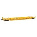 Gunderson Rebuilt All-Purpose 40′ Well Car - Ready-To-Run -- DTTX (Forward Thinking) 455643, HO, WalthersProto 109143