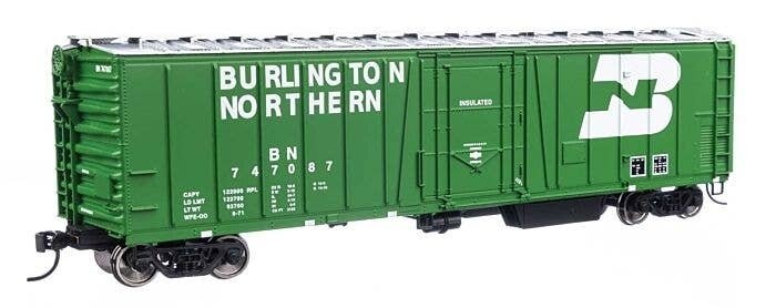 50′ AAR Mechanical Refrigerator Car - Ready-to-Run -- Burlington Northern 747087, HO, WalthersMainline 3779