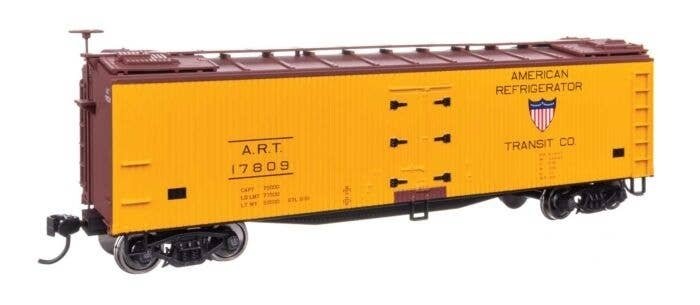 40′ Early Reefer - Ready To Run -- American Refrigerator Transit 17809, HO, WalthersMainline 41225