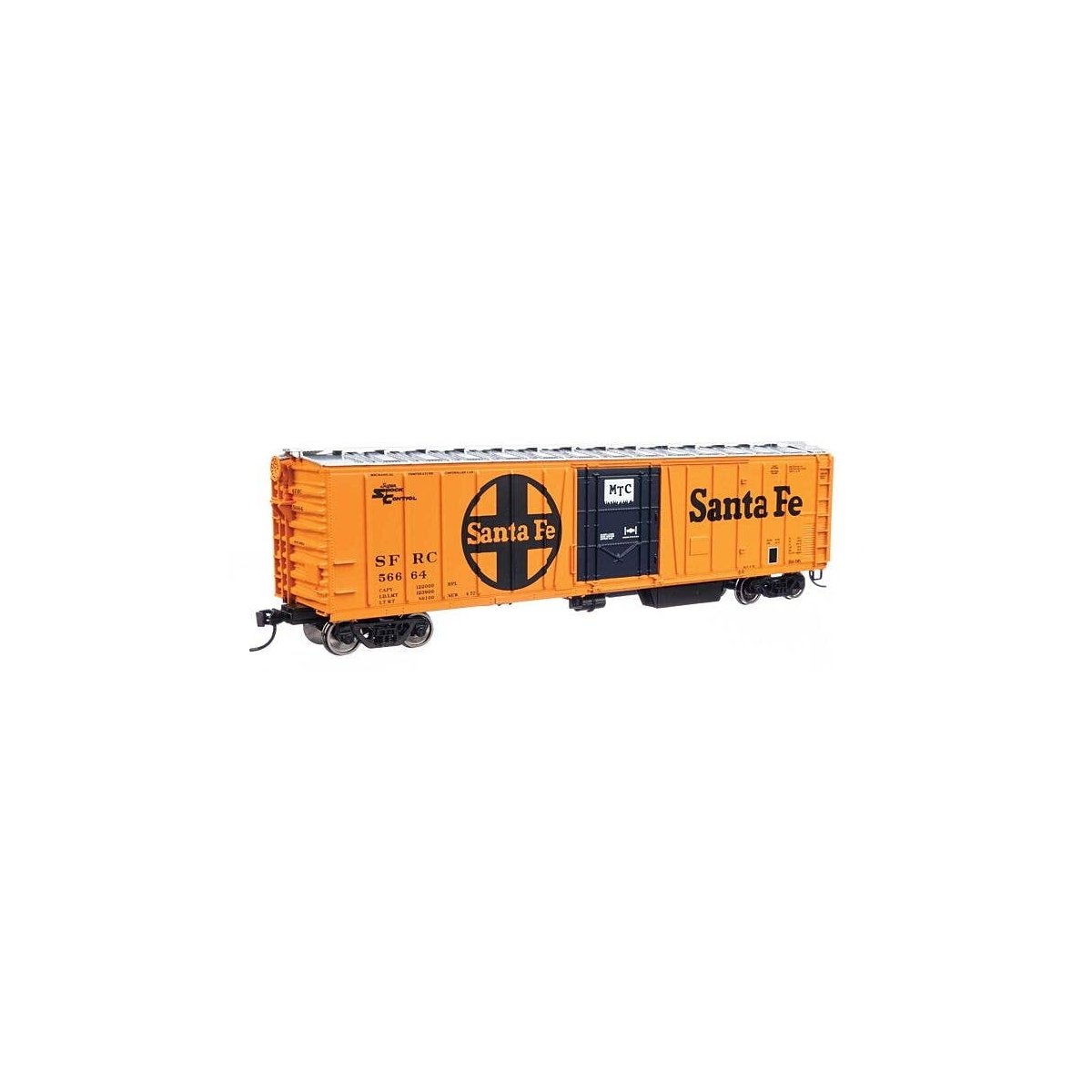 50′ AAR Mechanical Refrigerator Car - Ready-to-Run -- Santa Fe 56664, HO, WalthersMainline 3776