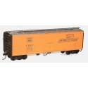 40′ Steel Reefer w/Plug Doors - Kit -- Rock Island CRIX 2257 (yellow, black, Dri-Protecto Markings), HO, Accurail Inc 8514