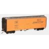 40′ Steel Reefer w/Plug Doors - Kit -- Rock Island CRIX 2257 (yellow, black, Dri-Protecto Markings), HO, Accurail Inc 8514