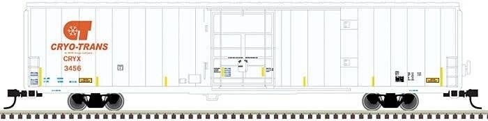 Cryogenic Reefer - Ready to Run - Master(R) -- Cryo-Trans 3456 (Ex-Lamb Weston, white, N, Atlas Model Railroad Co. 50005964