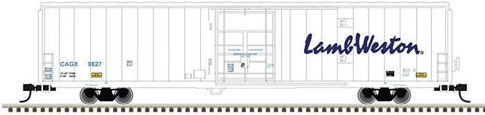 Cryogenic Reefer - Ready to Run - Master(R) -- Lamb Weston 690040 (white, blue), N, Atlas Model Railroad Co. 50005978